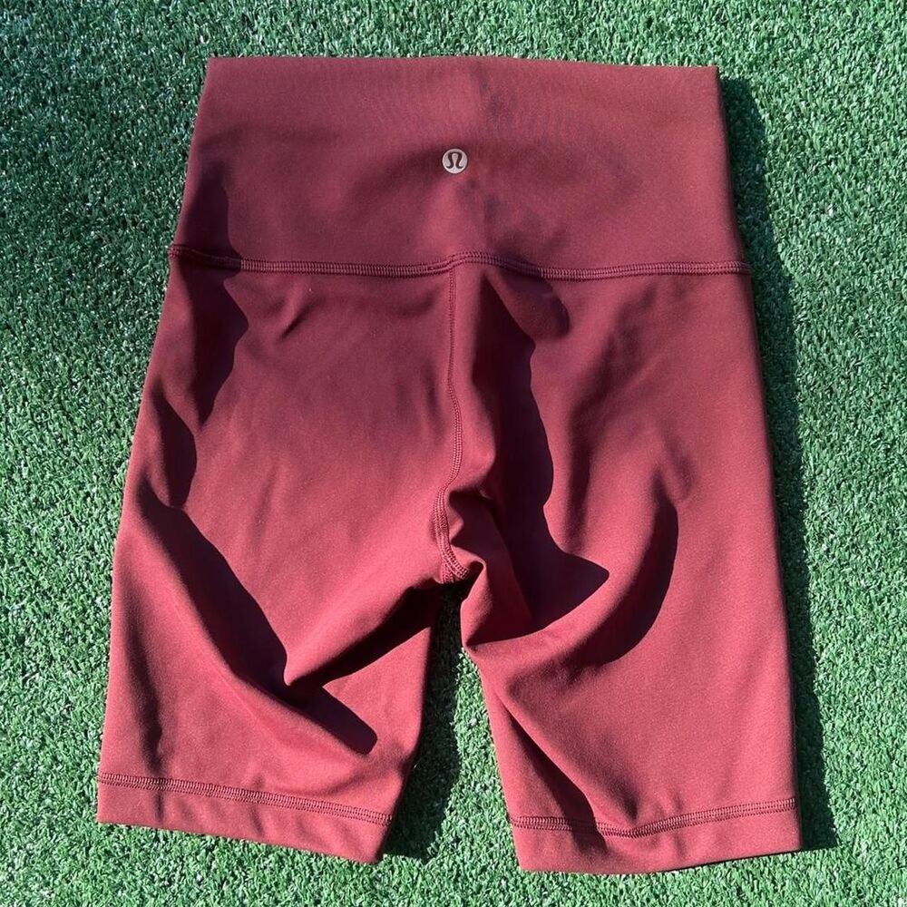 Lululemon Women's Burgundy and Red Shorts